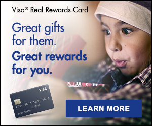 Great gifts for them Great rewards for you. LCU Visa card - learn more